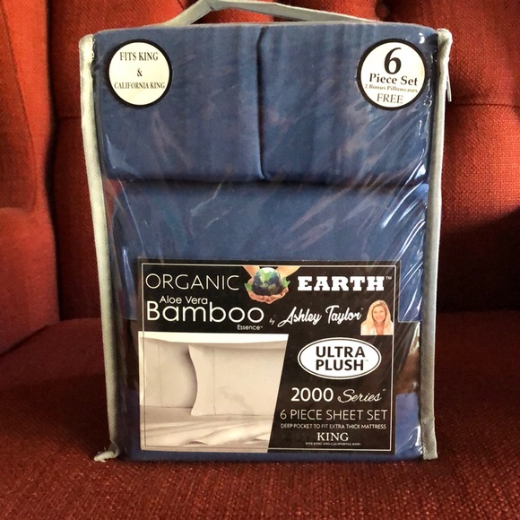 Ashley Taylor Other - Aloe Vera Bamboo 6 pc Sheet set by Ashley Taylor